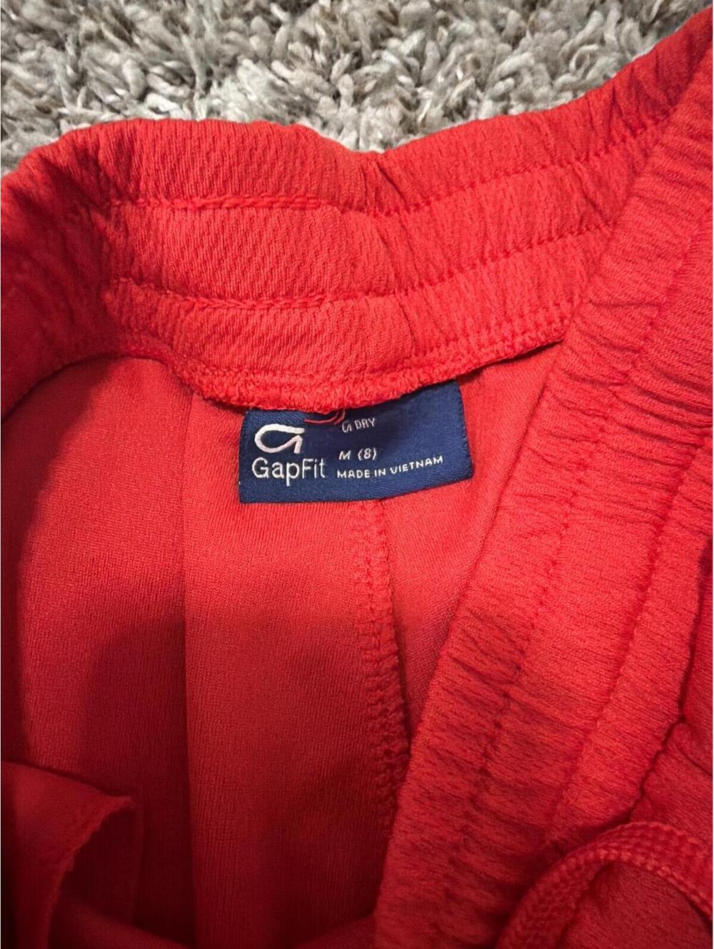Gap Kids GapFit Red Athletic Shorts M - Picture 2 of 3